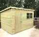 10x6 20mm Hobby Pent Tanalised Wooden Storage Shed Fitting Available T&g