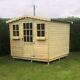12x8 20mm Loglap Hobby Apex Tanalised Wooden Storage Shed Fitting Available T&g