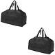 2 Pack Firewood Bag With Handles Oxford Cloth Storage Wooden