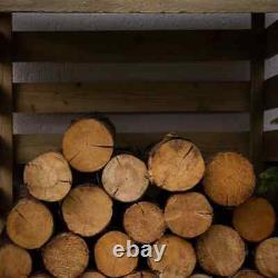 3'2 x 2'8 Small Logstore/ Woodstore. FREE DELIVERY Uk. Wooden log store. FlatPac