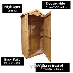 3x2 BillyOh Tongue and Groove Garden Log Store Sentry Box Grande Outdoor Wooden