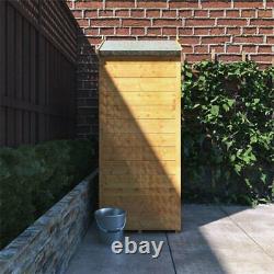 3x2 BillyOh Tongue and Groove Tall Sentry Box Outdoor Wooden Garden Log Storage 