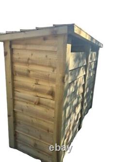 4ft Log Store Heavy Duty Fire Wood Storage Outdoor Garden Storage