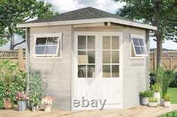 5-corner garden house model Sunny-B Wood garden storage wooden shed 5-corner Log