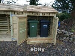 5m Log Store With Bin Stores