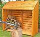 5x2 Logstore Storage Firewood Rack Garden Patio Log Store Wooden Timber Dry Wood