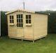 7x5 20mm Hobby Apex Tanalised Wooden Storage Shed Fitting Available T&g Building