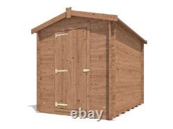 8 x 6 Garden Shed Pressure Treated Wooden Storage Windowless Bike Tools Taarmo