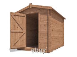 8 x 6 Garden Shed Pressure Treated Wooden Storage Windowless Bike Tools Taarmo