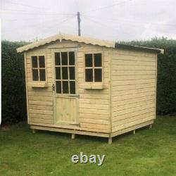 8x10 20mm loglap Hobby Apex Tanalised Wooden Storage Shed FITTING AVAILABLE T&G