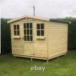 8x6 20mm Hobby Apex Tanalised Wooden Storage Shed FITTING AVAILABLE T&G Building