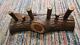 Antique Vintage Wood Log Coat / Hat Hanger Rack