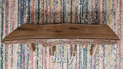 Antique Vintage Wood Log Coat / Hat Hanger Rack