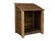Arbor Garden Solutions Wooden Log Store 4ft (1 Cubic Meter Capacity) W-99cm, H