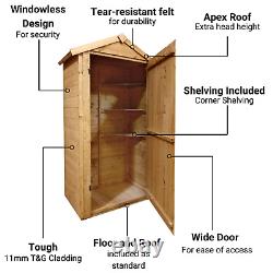 BillyOh 3x2 Tongue and Groove Garden Log Store Sentry Box Grande Outdoor Wooden