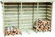 Charles Bentley Fsc Nordic Spruce Wooden 3 Log Store Firewood Storage Heavy Duty
