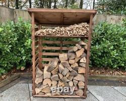 Charles Taylor Wooden Log Wood Store Kindling Shelf Garden Storage