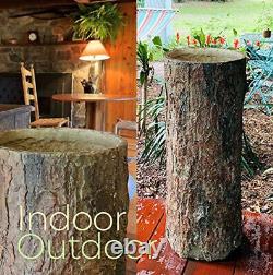 Country Container & Storage Stump? Unique Woodland Farmhouse Bin & Laundy Log