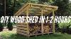 Diy Wood Shed Plans How To Build A Wood Shed Wood Shed Ideas