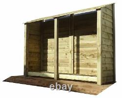 Double Bay Wooden Log Store