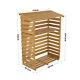 Double Triple Bay Wooden Outdoor Log Store Fire Wood Storage Shed Garden