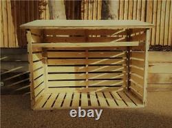 Empire Log Store Wooden Store Pressure Treated 7x2