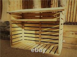 Empire Log Store Wooden Store Pressure Treated 7x2