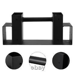 Firewood Rack Bracket Black Holder Log for Fireplace Wooden