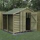 Forest 4life 5x7 Apex Shed Wooden Lean To Logstore 25yr Guarantee Free Delivery