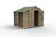 Forest 4life 5x7 Apex Shed Wooden No Window With Lean To Log Store Free Delivery