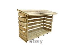 Forest Large Outdoor Wood Store Wooden Log Store Pressure Treated