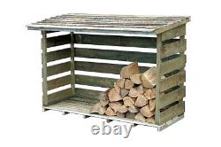 Forest Large Outdoor Wood Store Wooden Log Store Pressure Treated