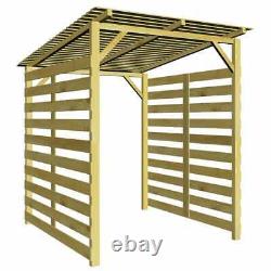 Garden Firewood Storage Shed Impregnated Pinewood Fire Wood wooden Log Store
