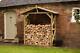 Garden Log Store Shed Forest Large Wooden Storage Apex Wall