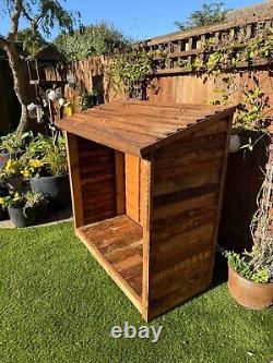 Garden Wooden Log Store Treated Storage Shed NEW