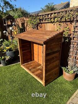 Garden Wooden Log Store Treated Storage Shed NEW