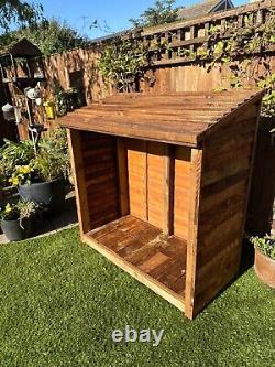 Garden Wooden Log Store Treated Storage Shed NEW