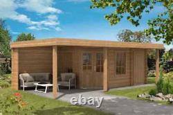 Garden house Johanna-40 Plus Wood garden storage wooden shed 5-corner Log