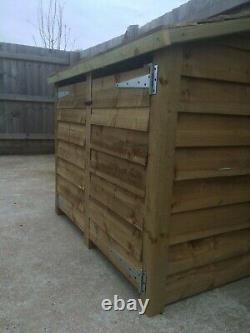 Gidleigh 5ft Wide Outdoor Wooden Log store Available With Doors And Shelf