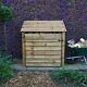 Greetham 4ft Outdoor Wooden Log Store Also Available With Doors Uk Hand Made