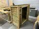 Heavy Duty 4ft Wooden Log Store (available With Doors)