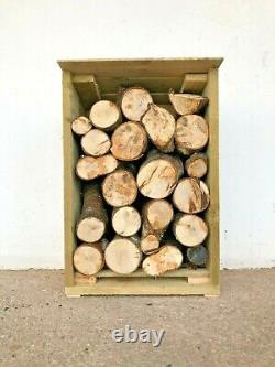 Heavy Duty Hand Made Small Wooden Log Store Treated Timber Wood Firewood