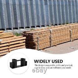 Heavy Duty Logs Stand Stacker Firewood Rack Outdoor Bracket Wooden