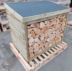 Heavy Duty Timber Wooden Garden Log Store Firewood Shed £115 Each Tanalised