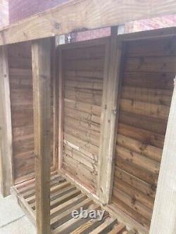 Heavy Duty Wooden Log Store Free delivery and assembly within 20 miles of SA17