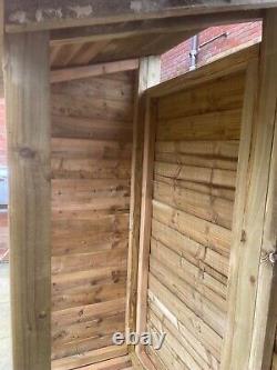 Heavy Duty Wooden Log Store Free delivery and assembly within 20 miles of SA17