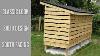 How To Build A Firewood Storage Shed