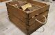 Log Store / Fire Wood Storage / Fireplace Kindling Box, Old Wooden Apple Crate