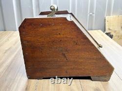 Large Antique Wooden Log Bin Coal Purdonium Edwardian Fireside Storage Box