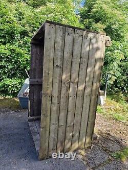 Large Rustic Solid Made Wooden Crate To Use As A Wood Or Log Store 6ft X 4ft